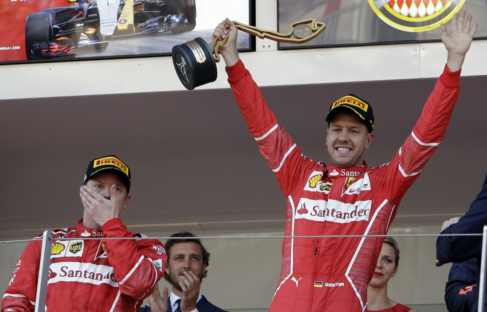 Nemec Sebastian Vettel (vpravo)