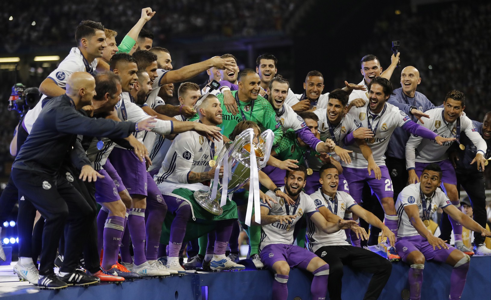Real Madrid oslavuje triumf
