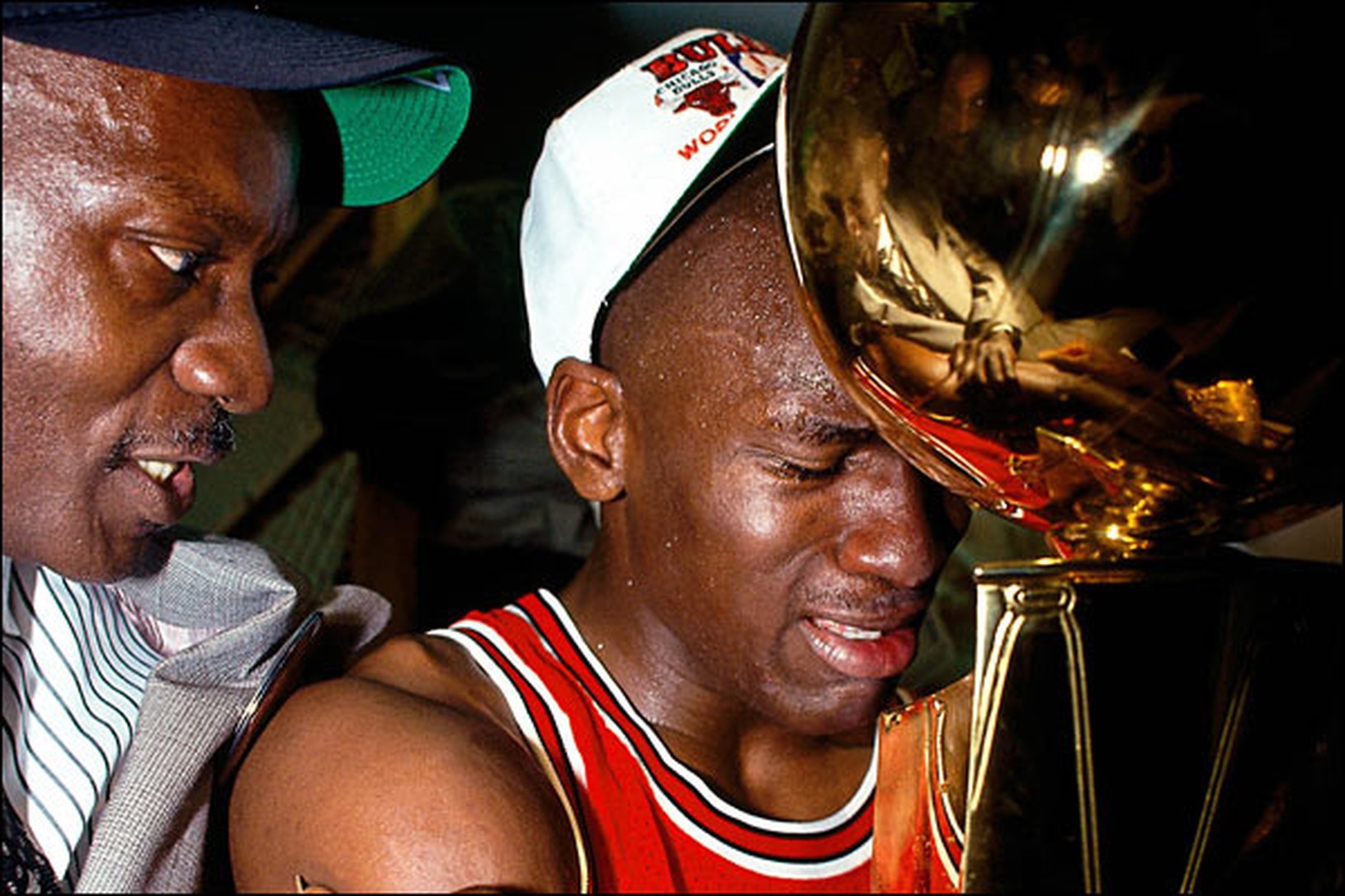 Michael Jordan pri oslavách