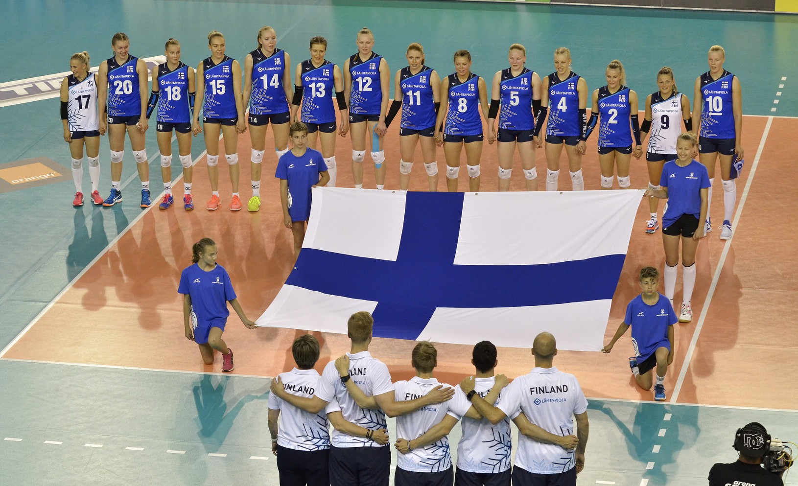 Volejbalistky Fínska pred súbojom