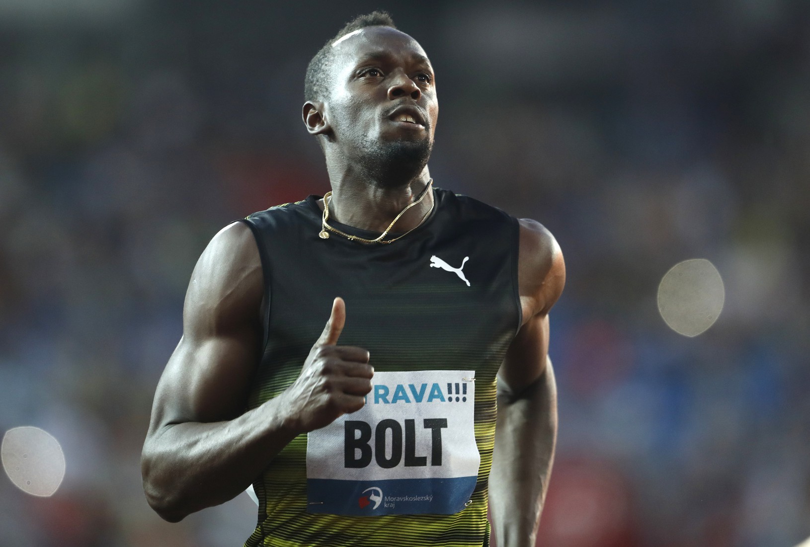 Usain Bolt na Zlatej