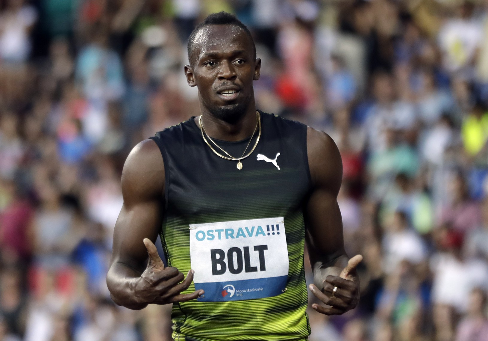 Usain Bolt na Zlatej