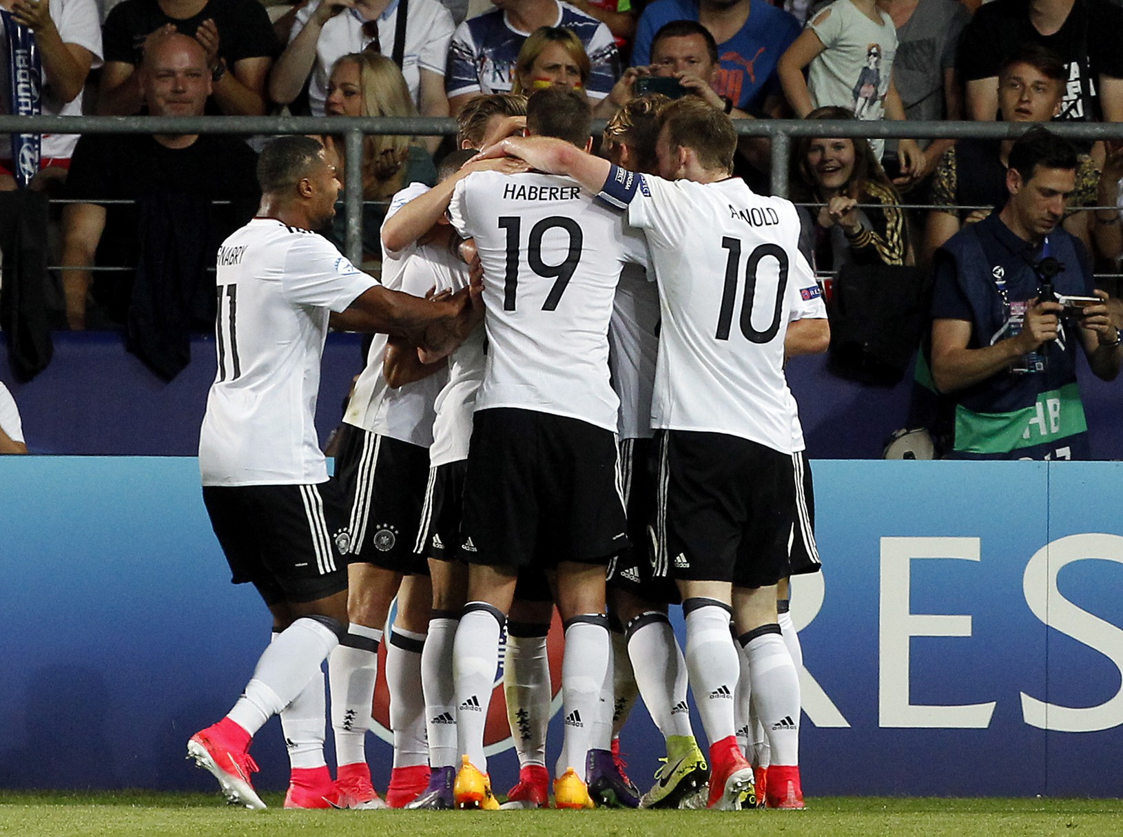 Radosť Nemcov po góle