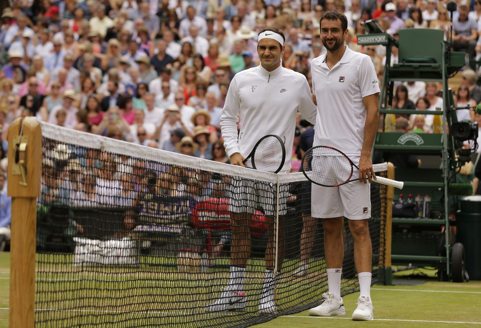 Roger Federer a Marin