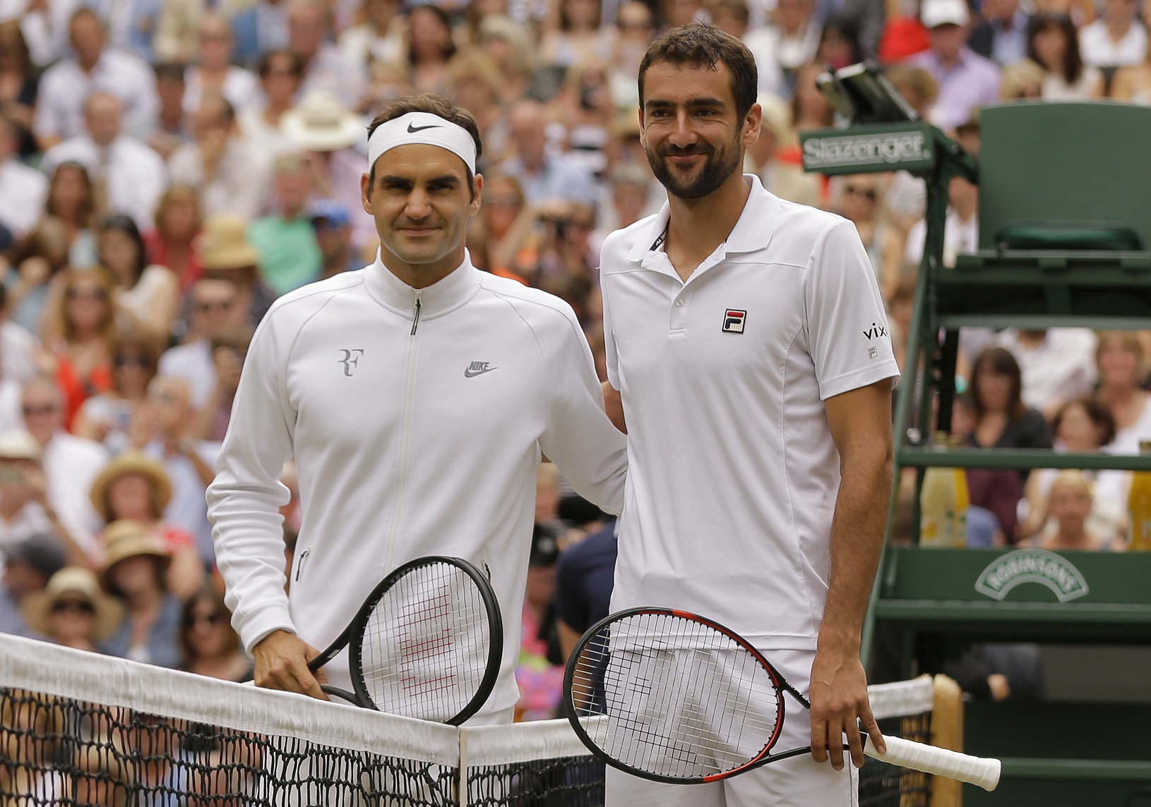 Roger Federer a Marin