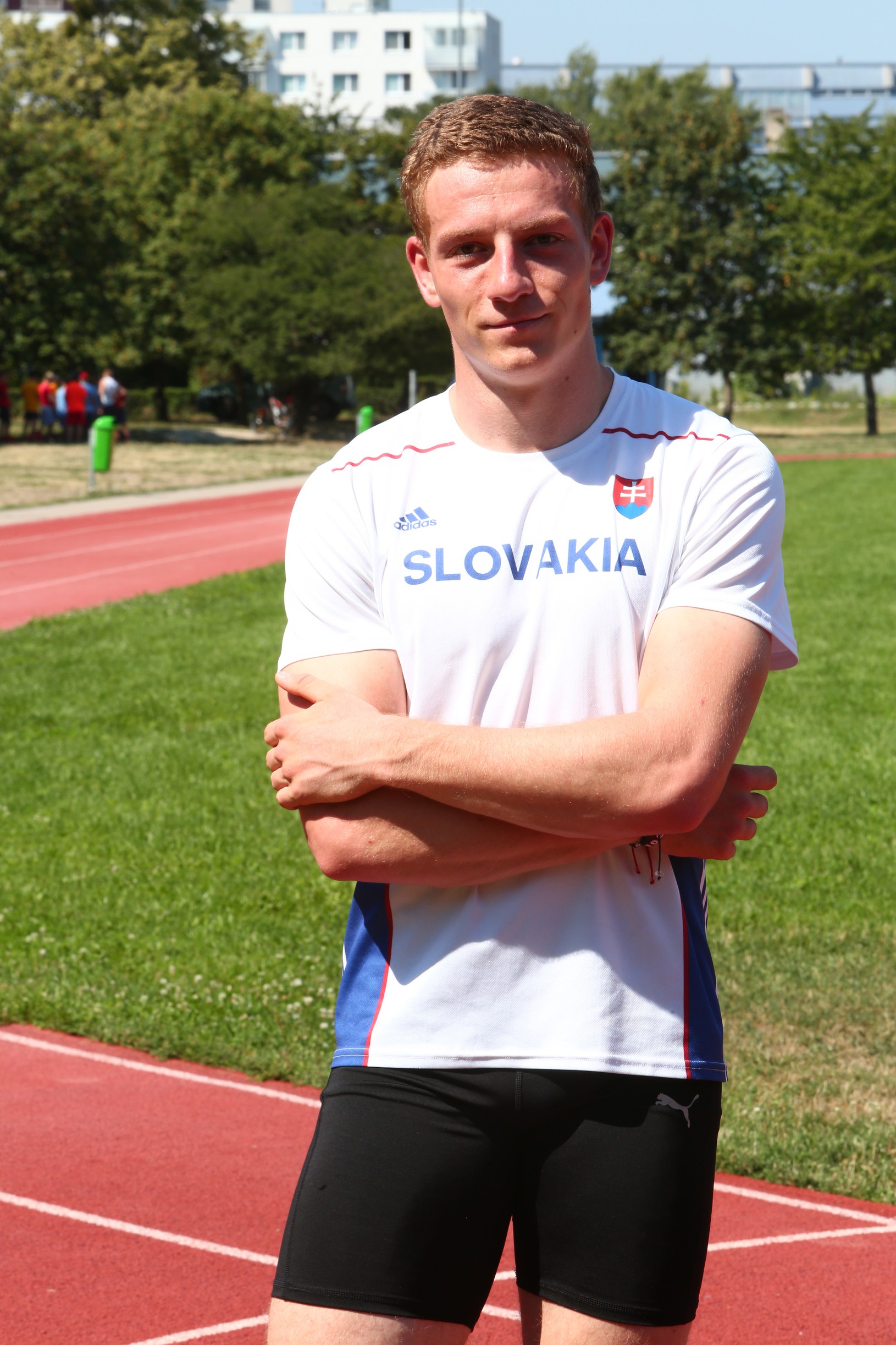 Ján Volko počas tréningu