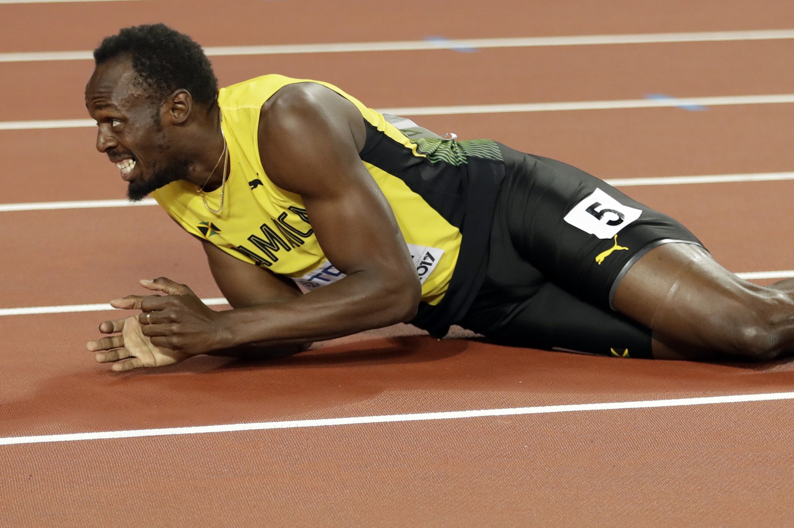 Zranený Usain Bolt zažil