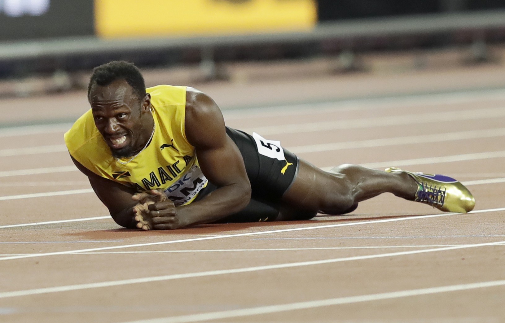 Zranený Usain Bolt zažil