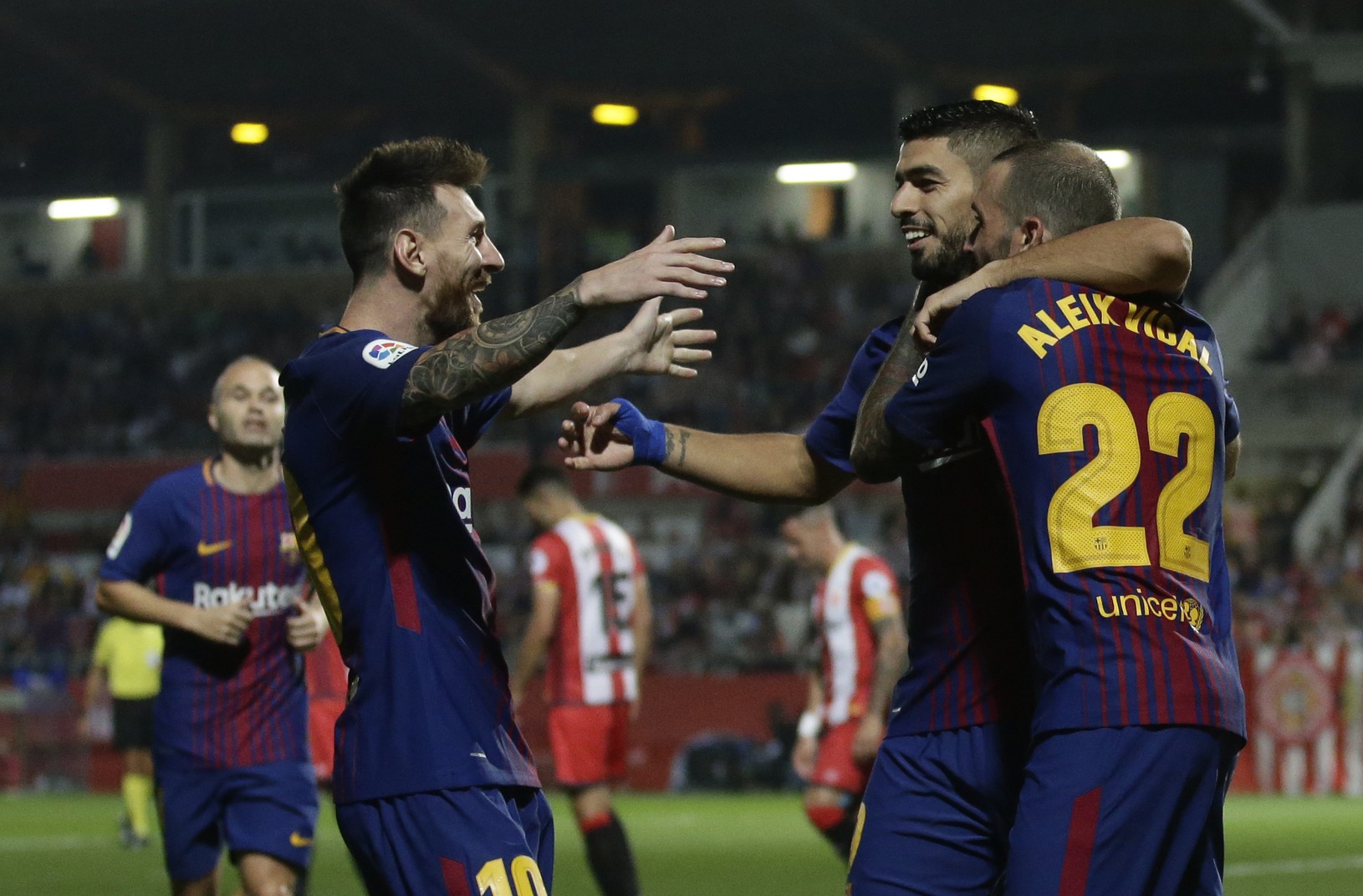 Barcelonské nadšenie po góle