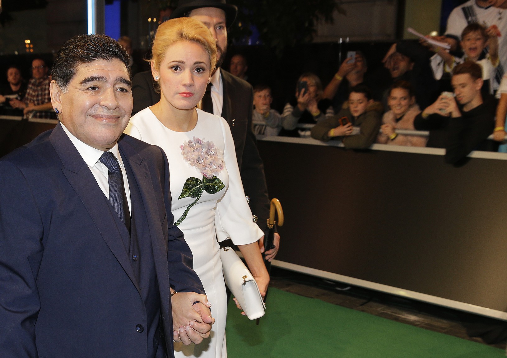Diego Maradona s partnerkou