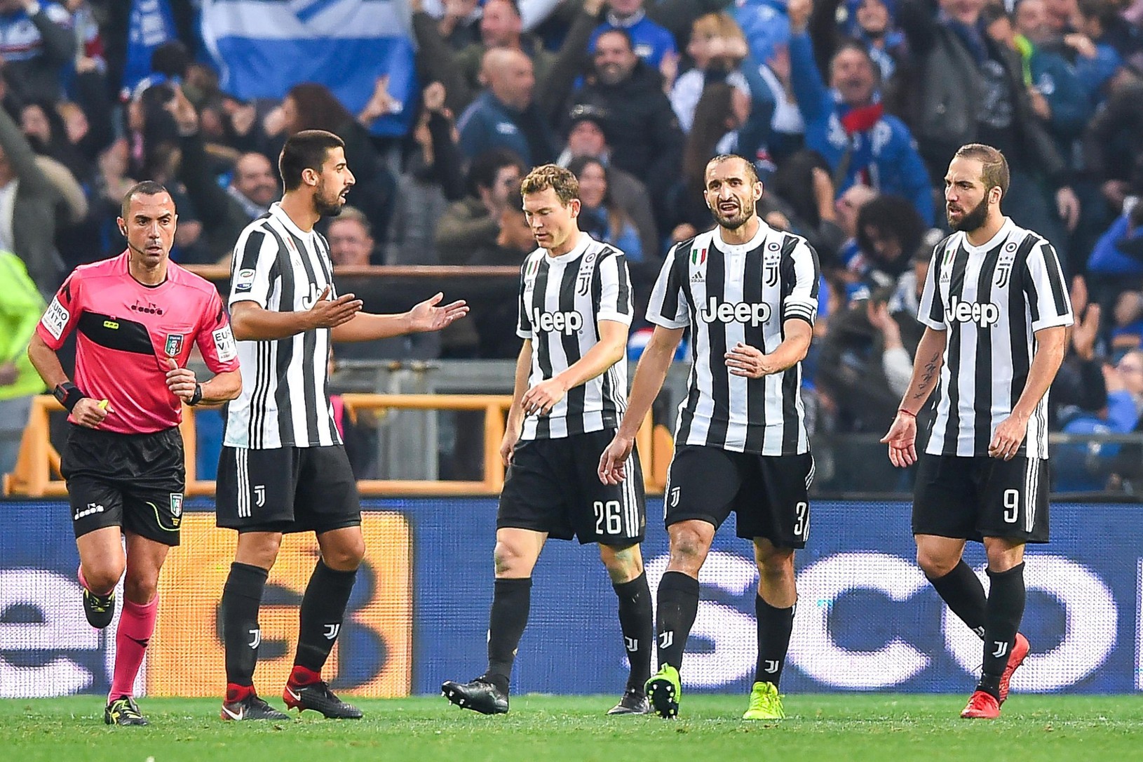 Frustrovaní hráči Juventusu: Sami
