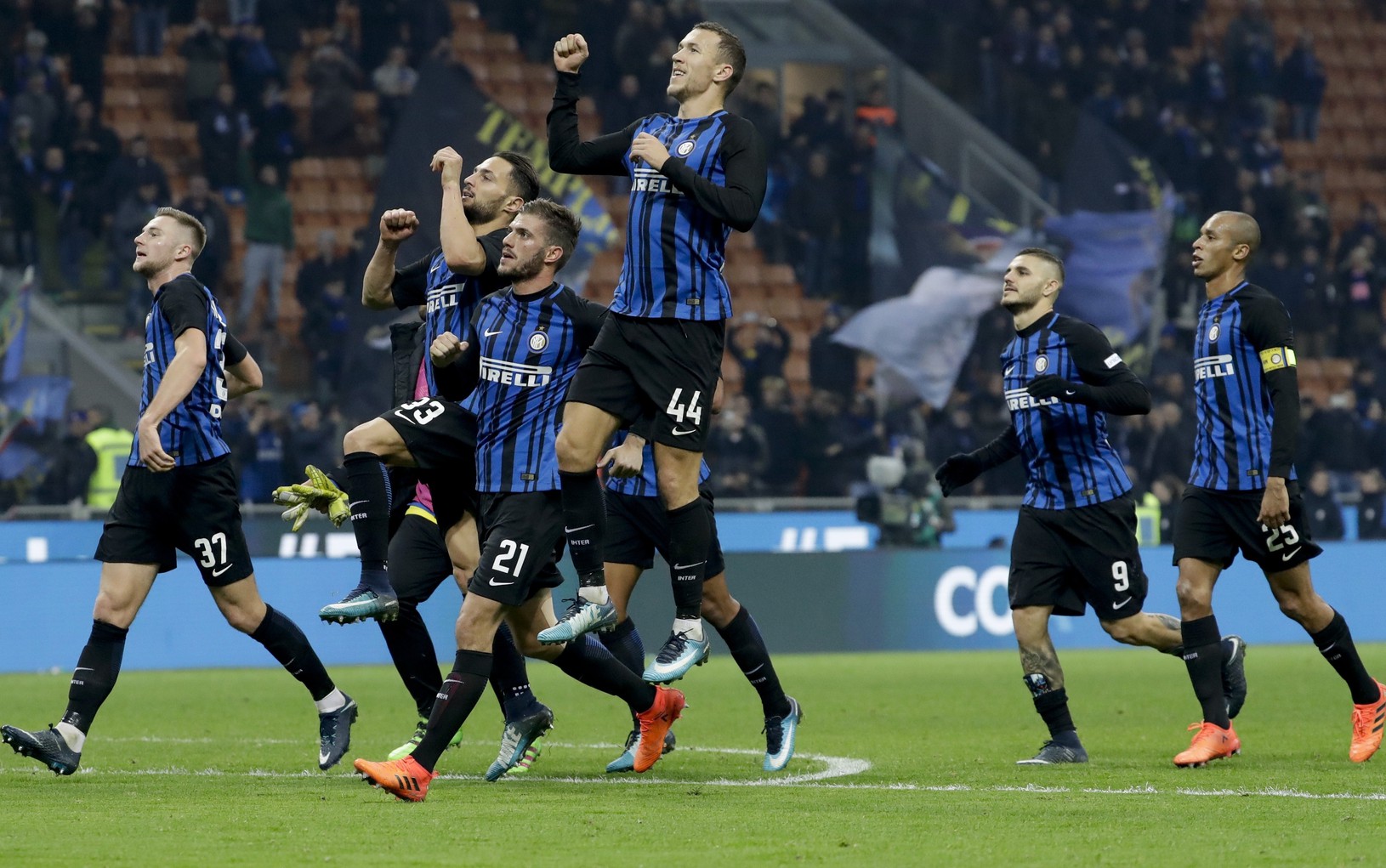 Radosť hráčov Interu