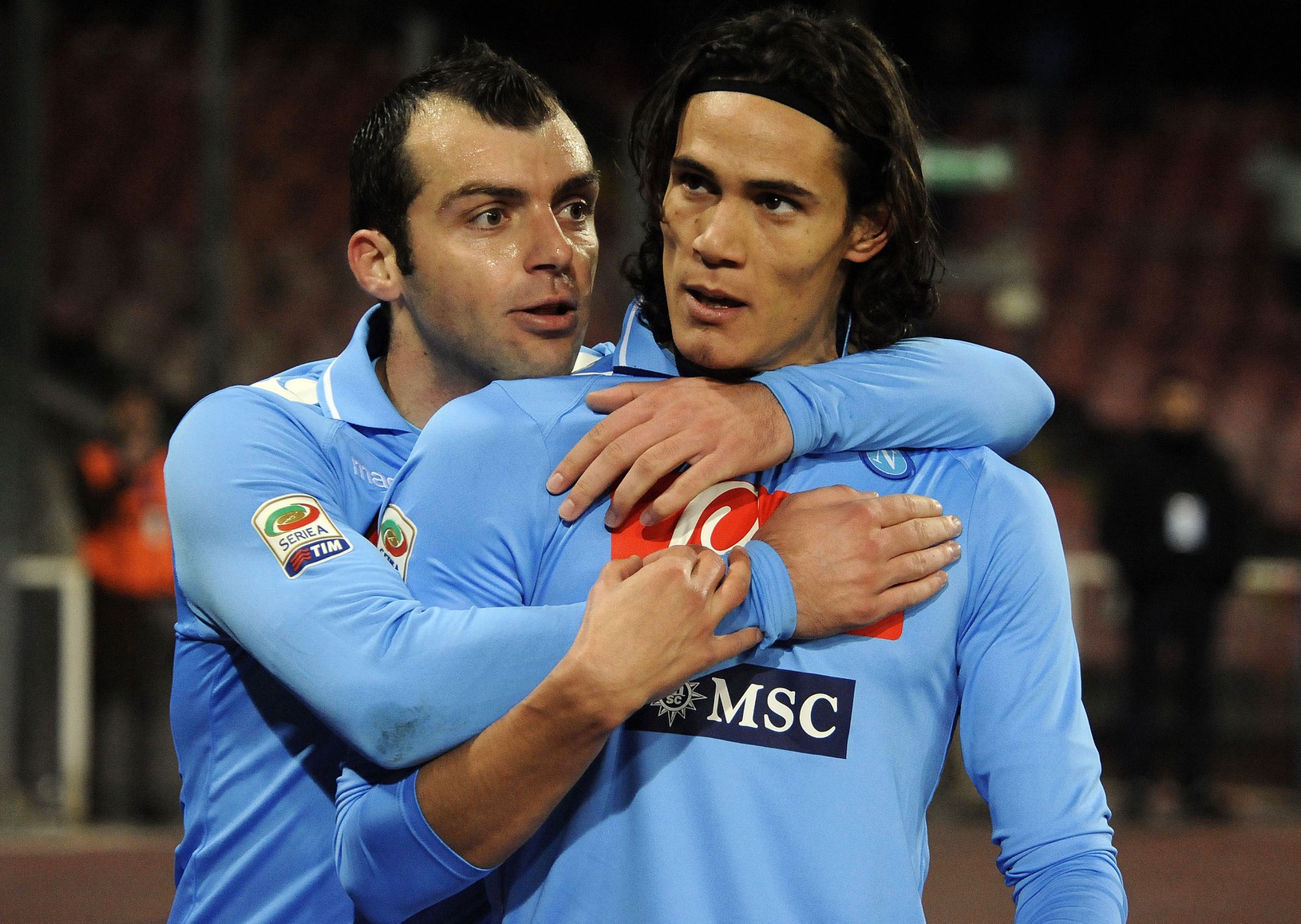 Edinson Cavani a Goran
