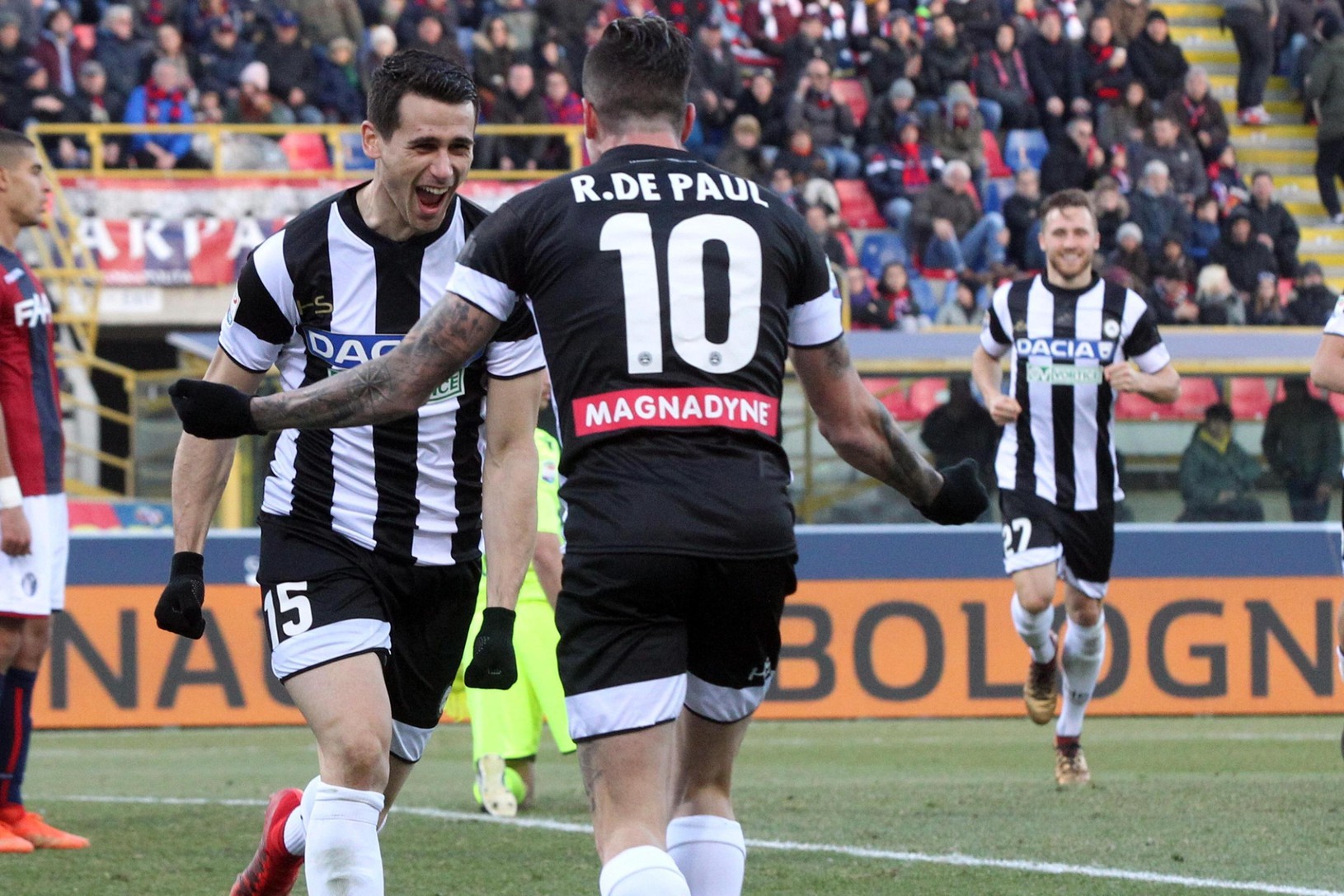 Hráči Udinese sa radujú