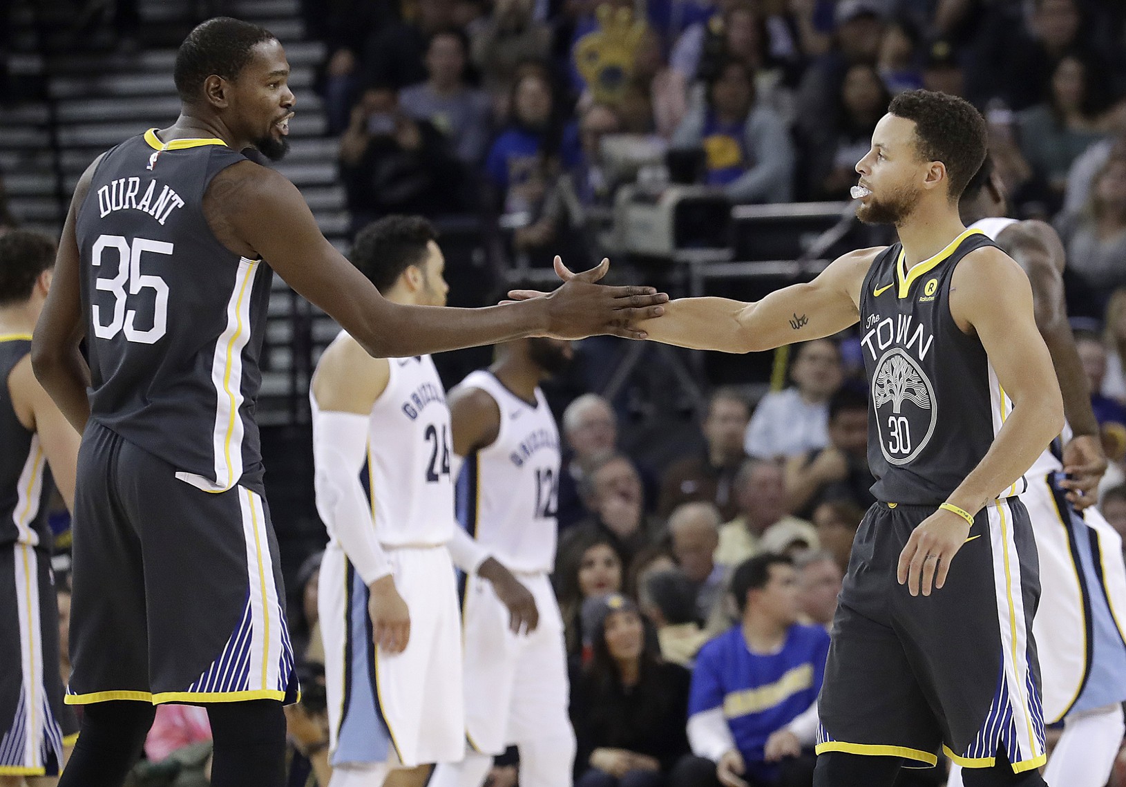 Kevin Durant a Stephen