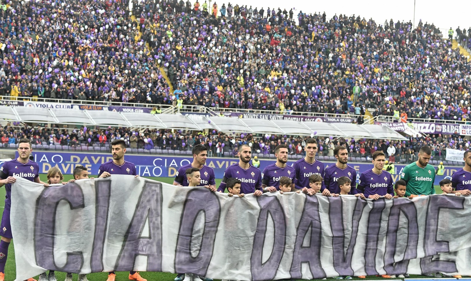 Fiorentina si uctila zosnulého