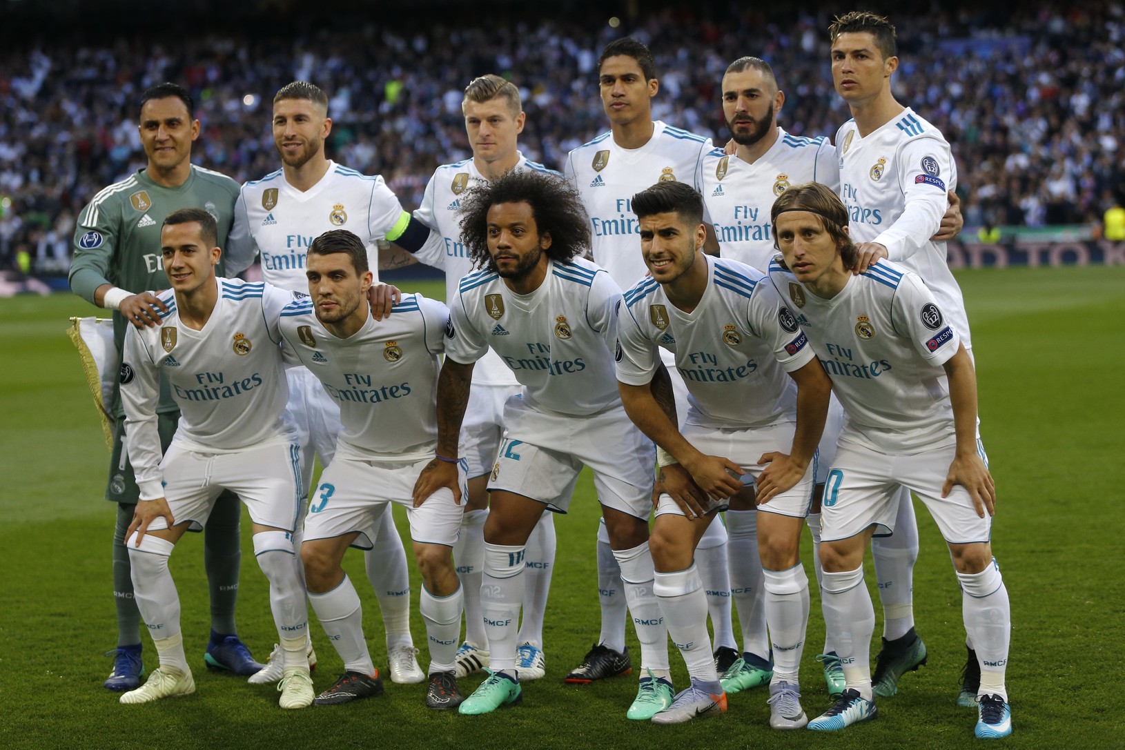 Futbalisti Realu Madrid pred