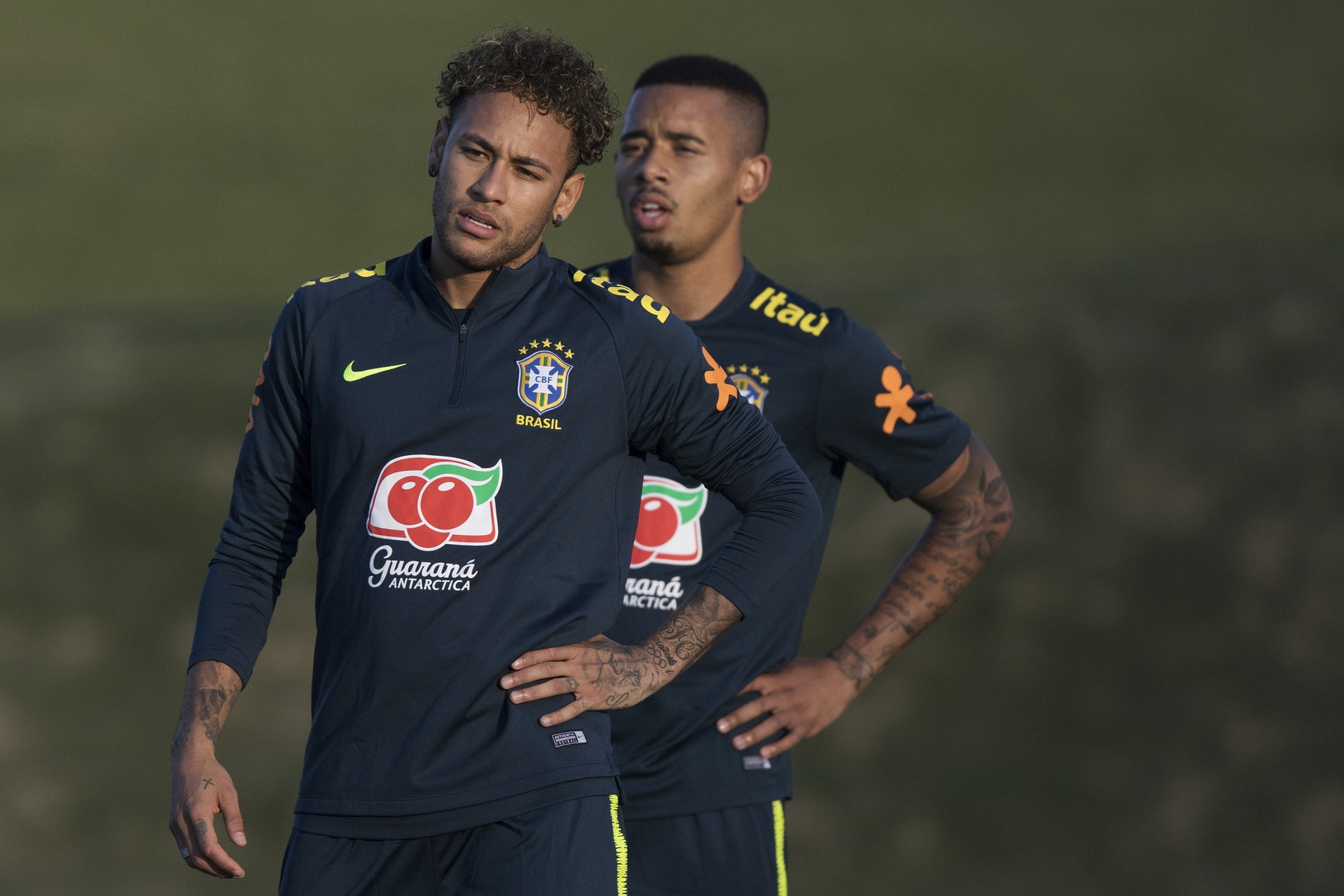 Neymar na tréningu