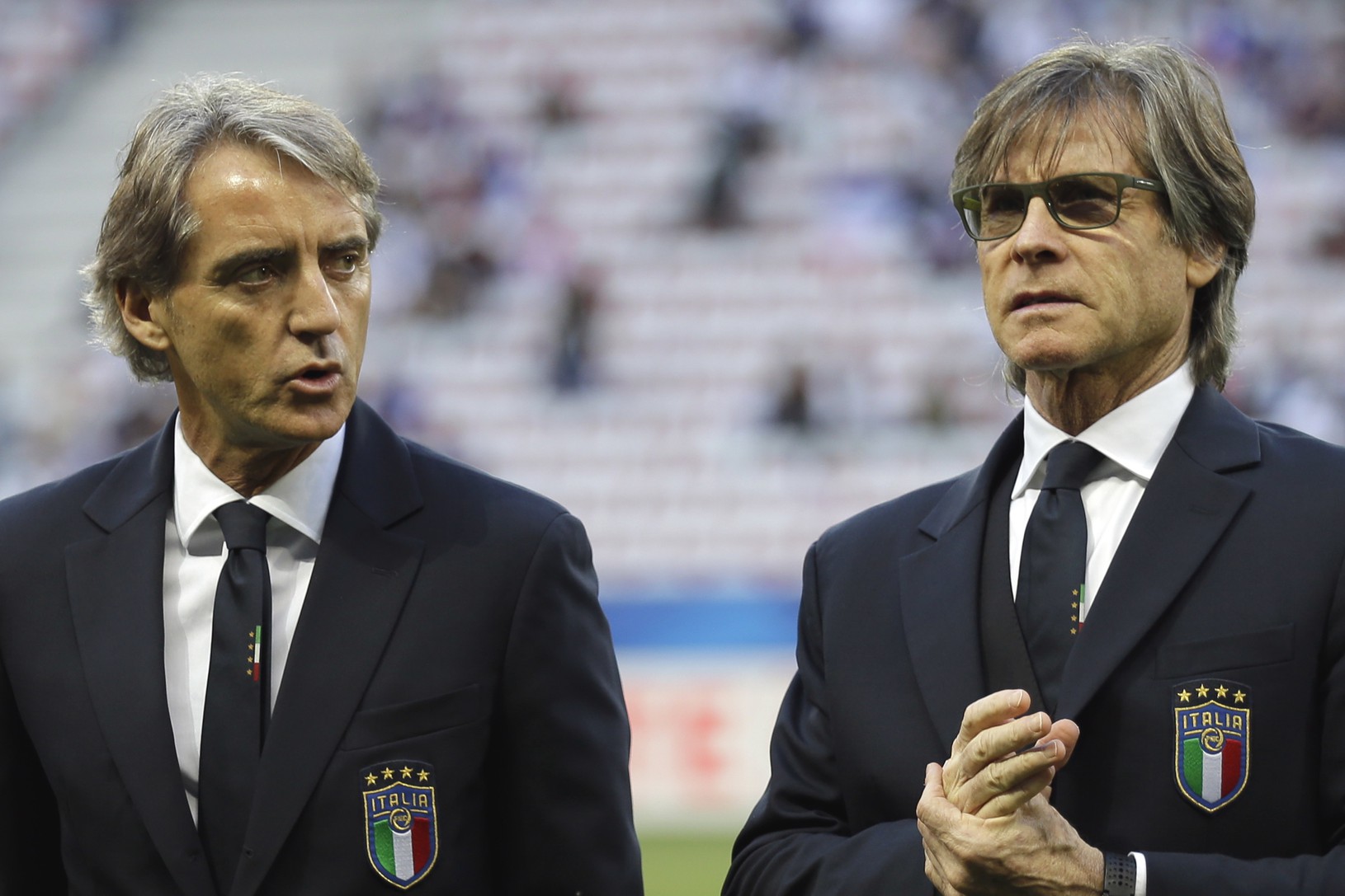 Roberto Mancini (vľavo) s