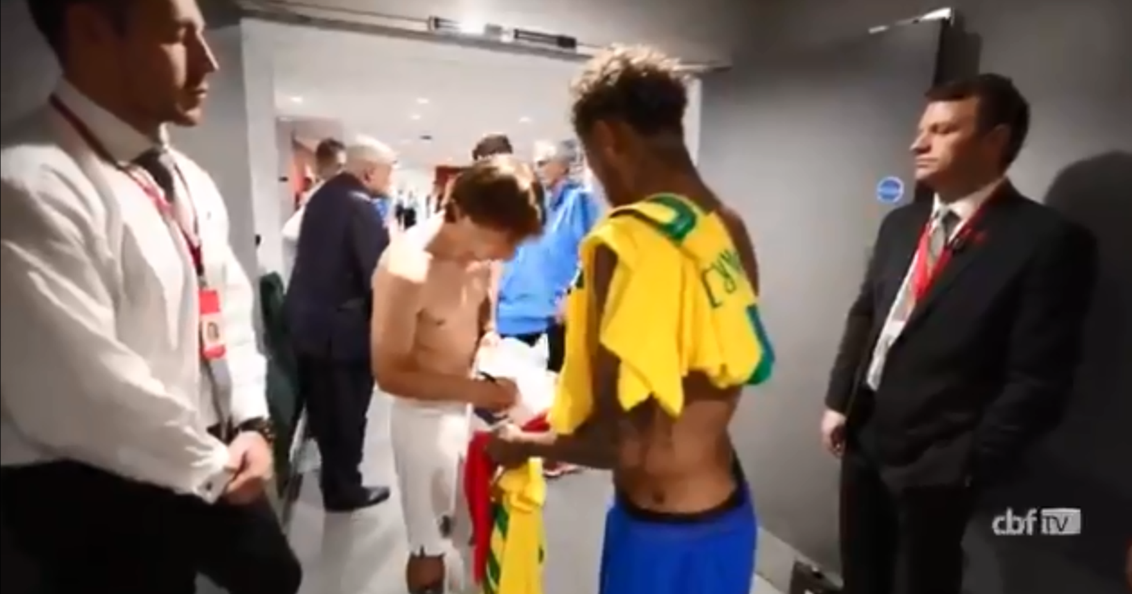 Luka Modrič a Neymar