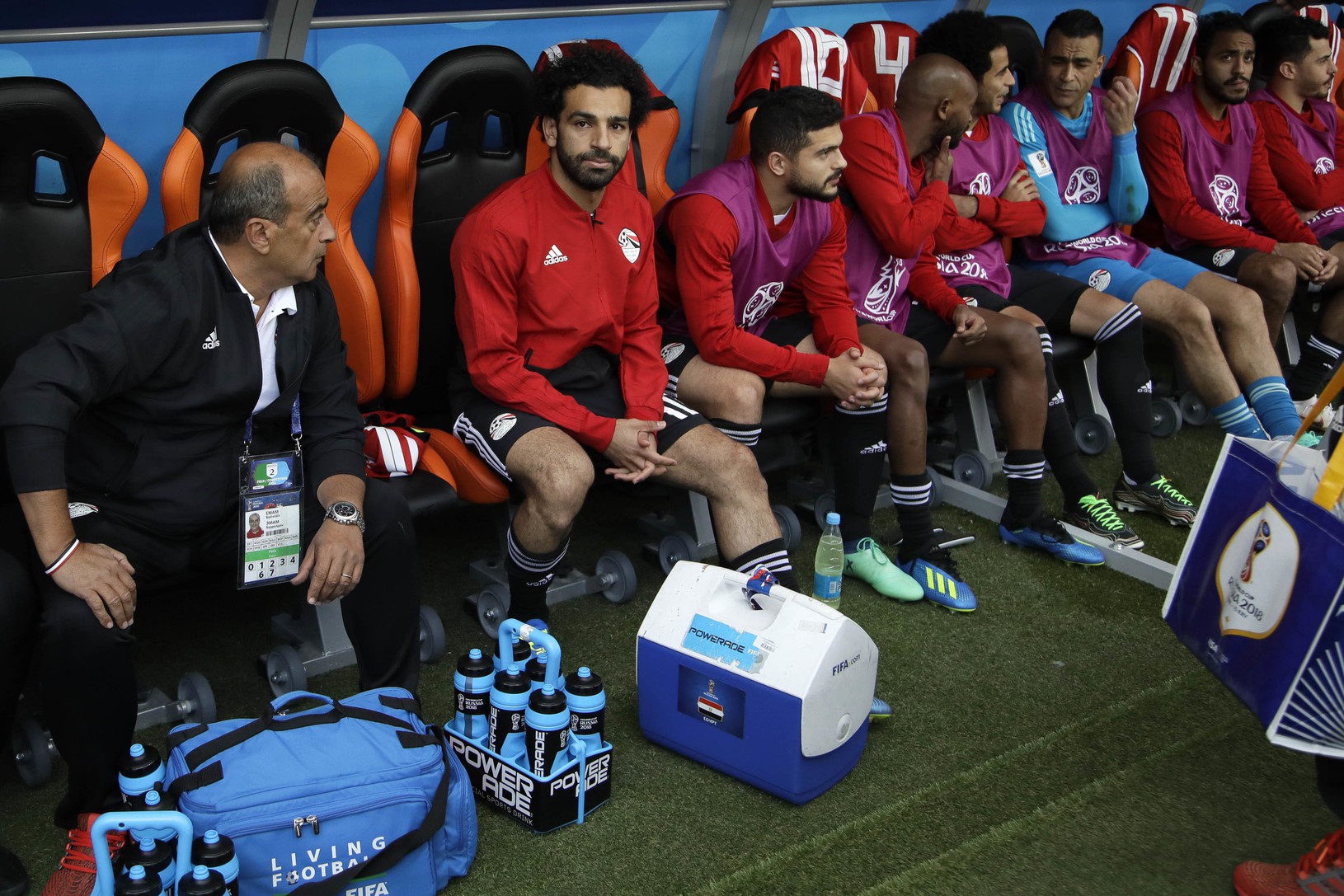 Egyptský futbalista Mohamed Salah