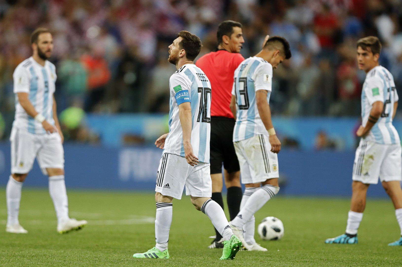 Sklamaní hráči Argentíny 