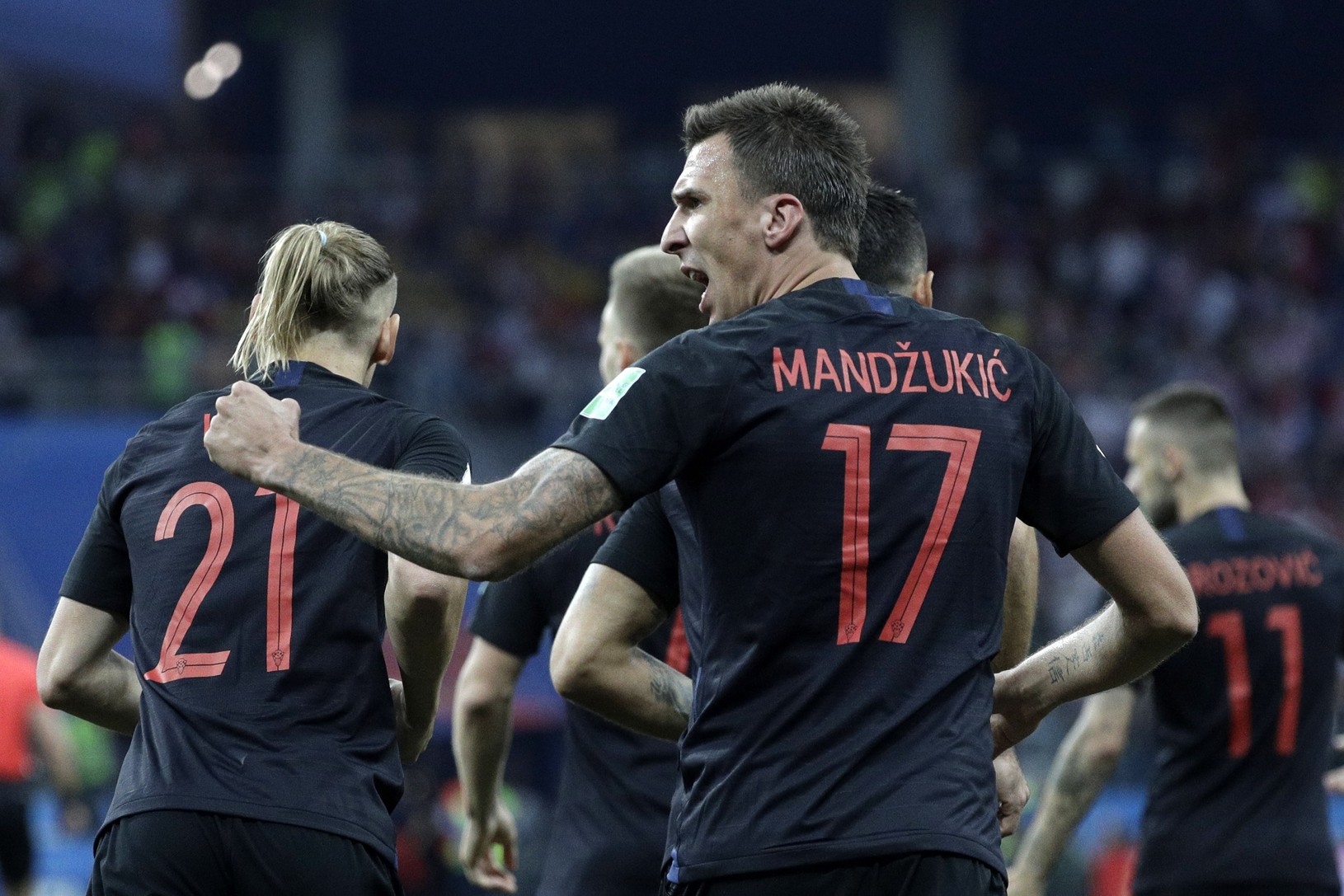 Radosť hráčov Chorvátska 