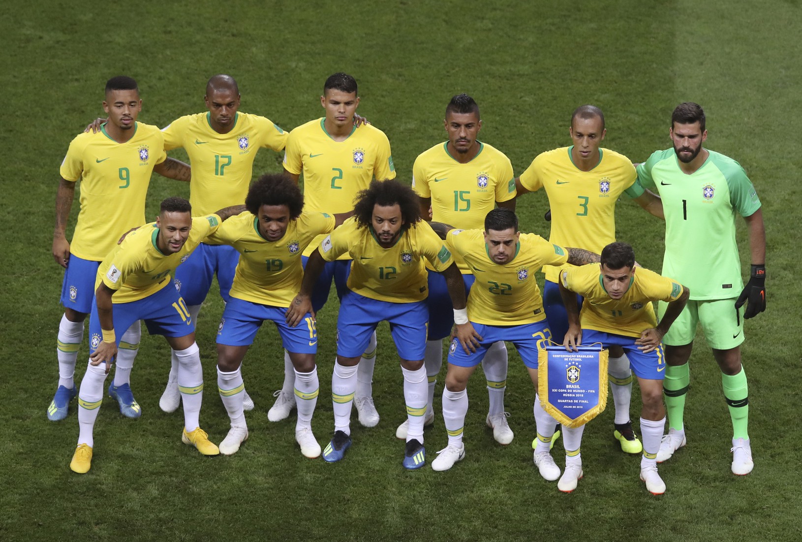 Brazílčania pred zápasom