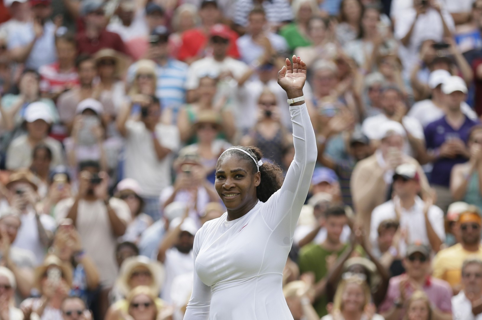 Serena Williamsová máva obecenstvu