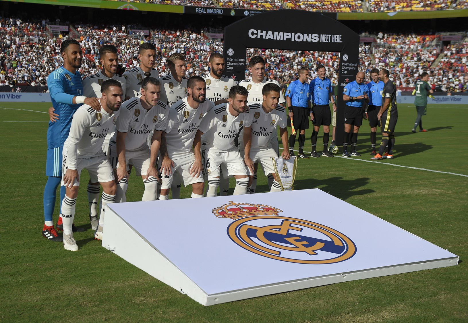 Predzápasová foto Realu Madrid