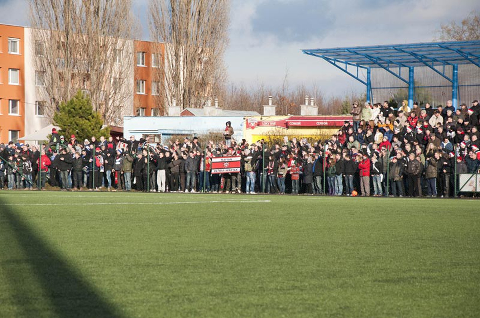 Fanúšikovia na zápase Trnava
