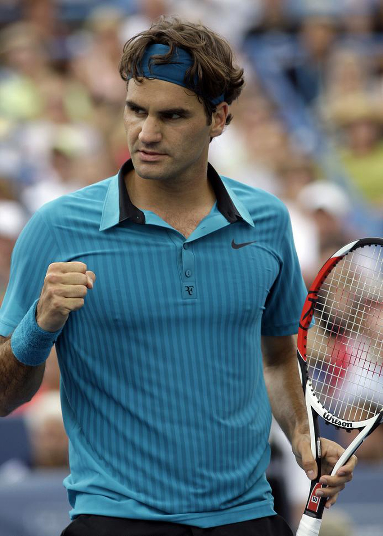 Roger Federer v zápase
