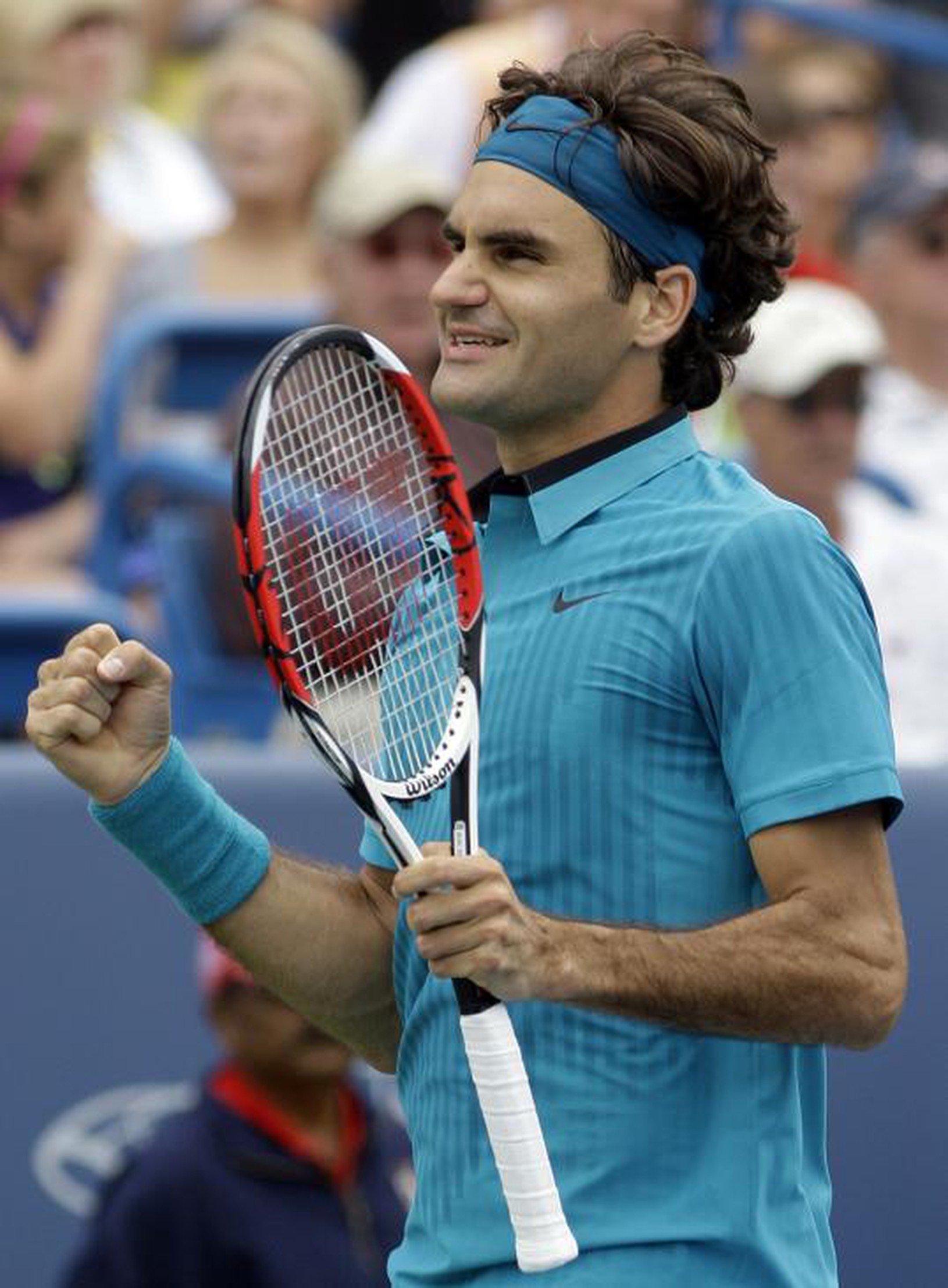 Roger Federer v zápase