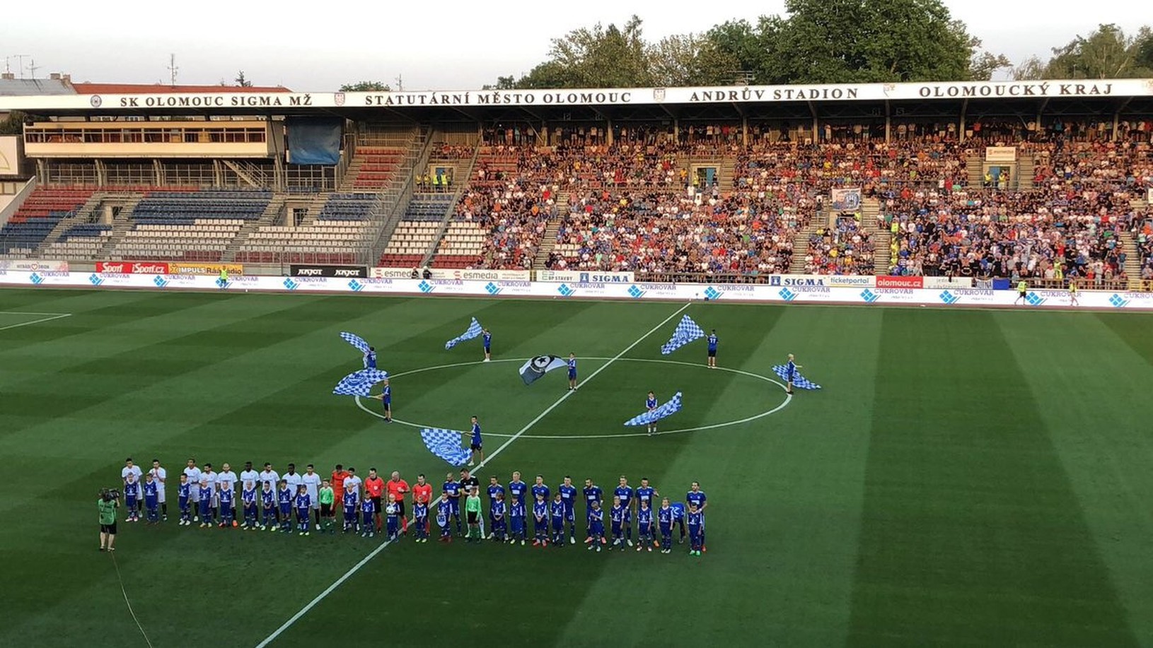 Snímka zo zápasu Olomouc