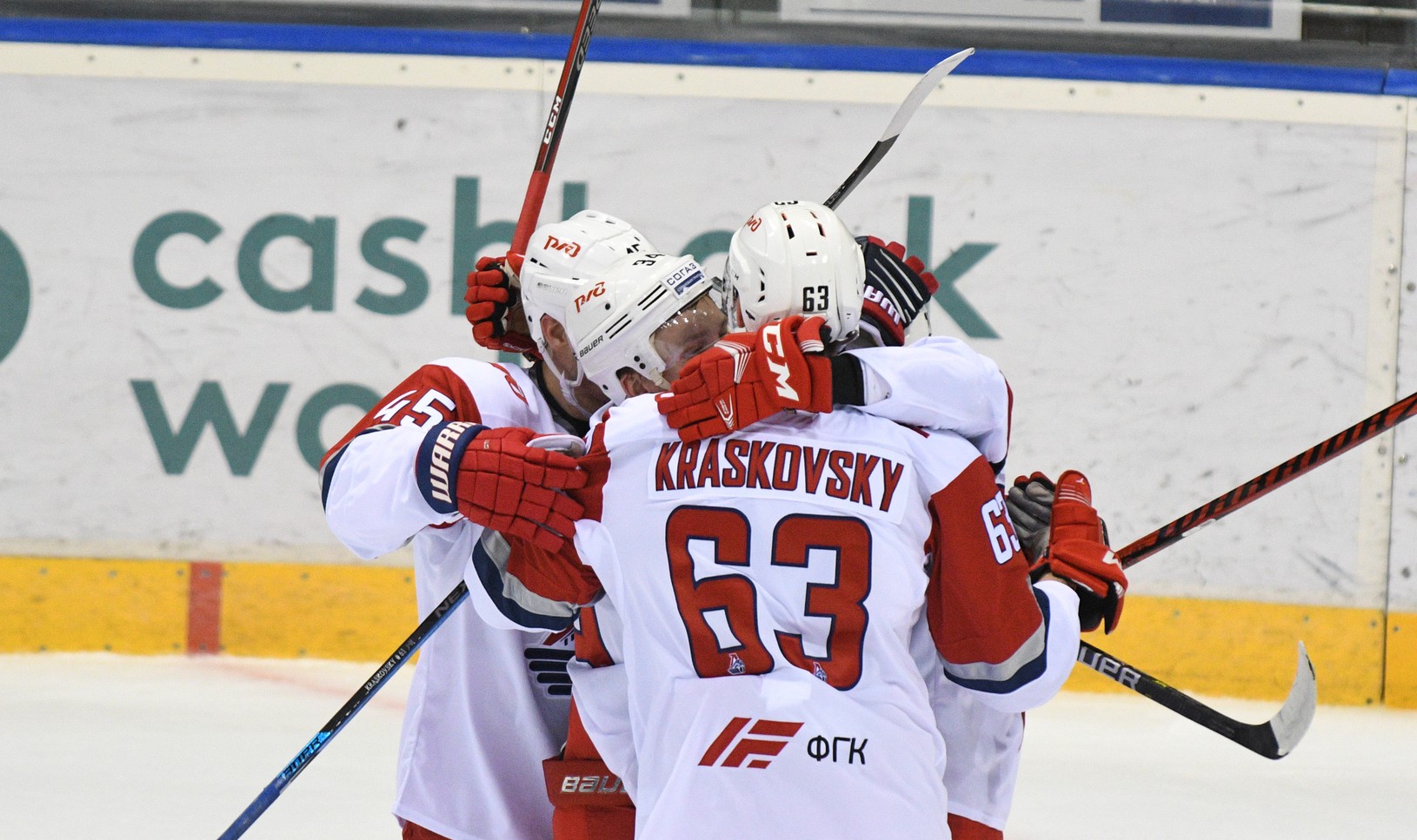 Gólová radosť hokejistov Lokomotiv