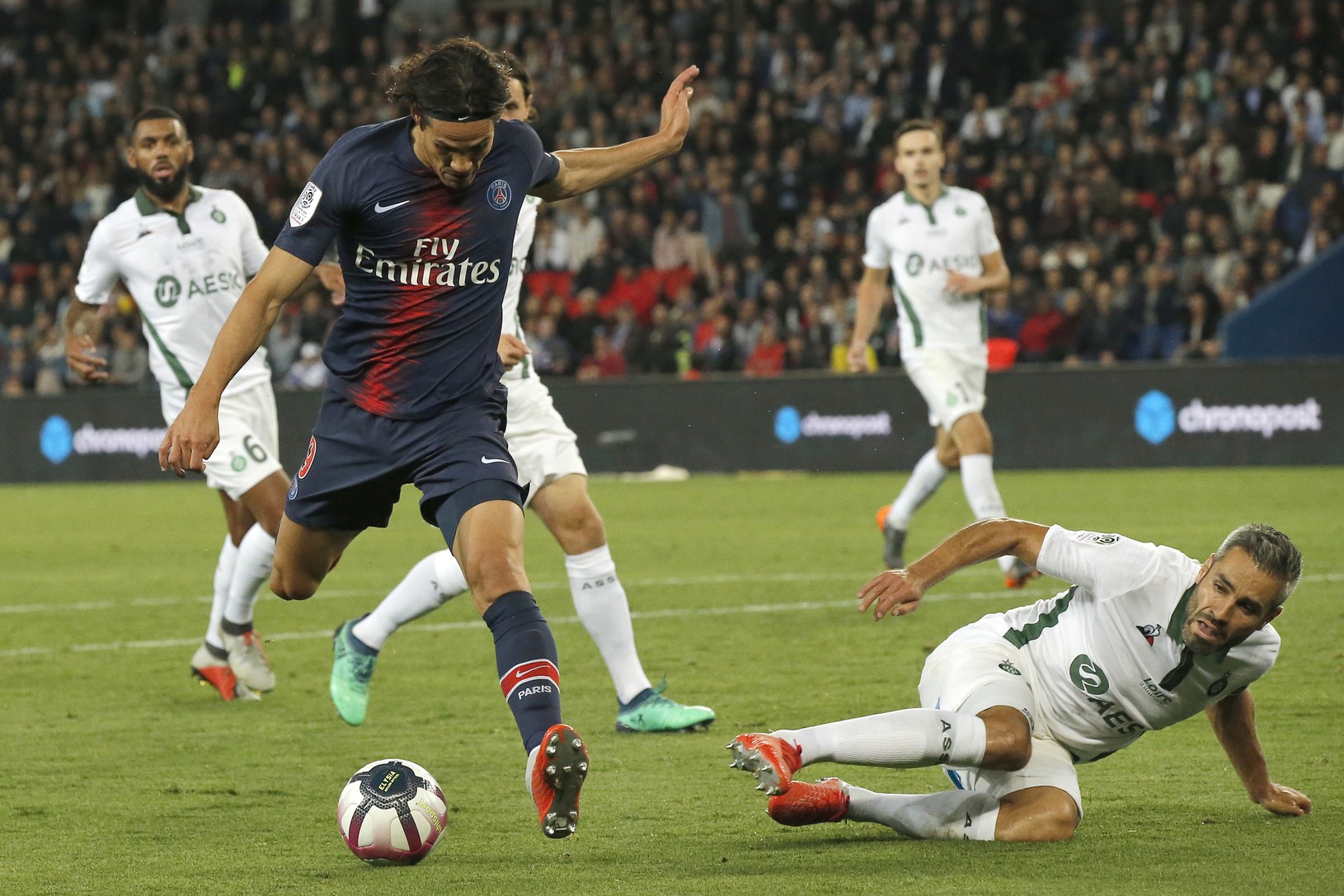 Edinson Cavani a Loic