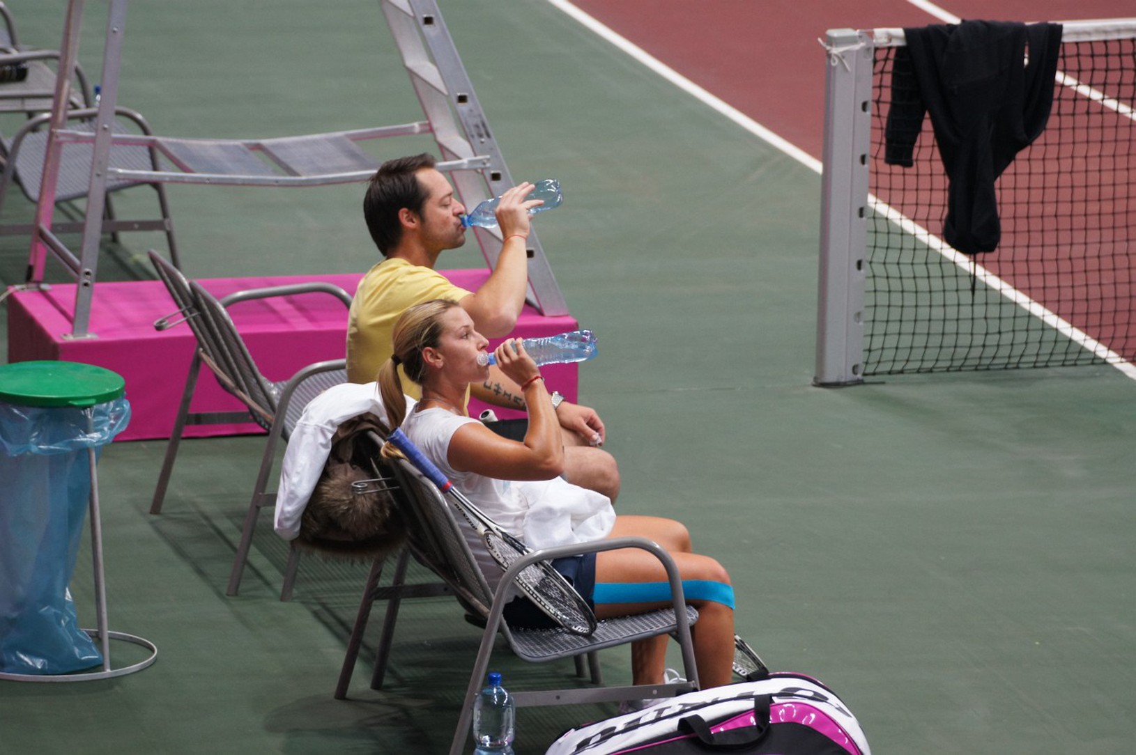 Dominika Cibulková a Željko