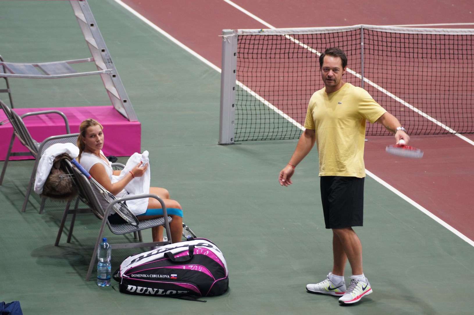 Dominika Cibulková a Željko