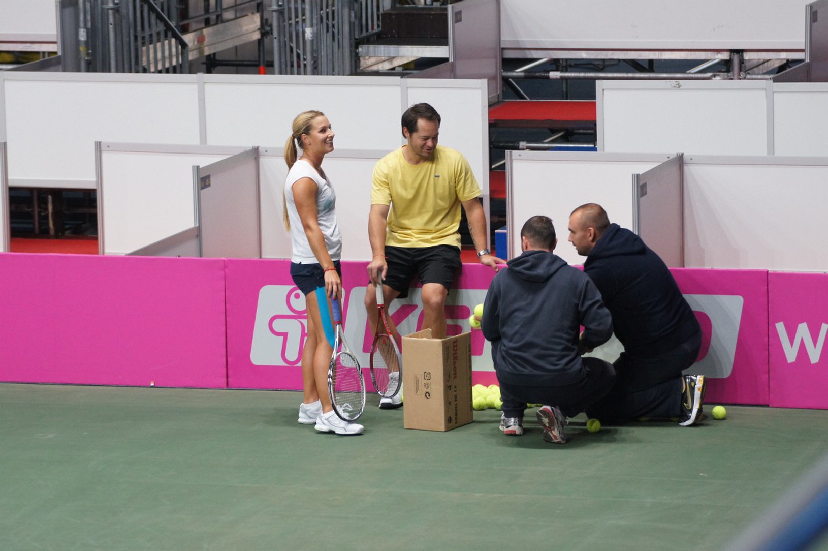 Dominika Cibulková a Željko