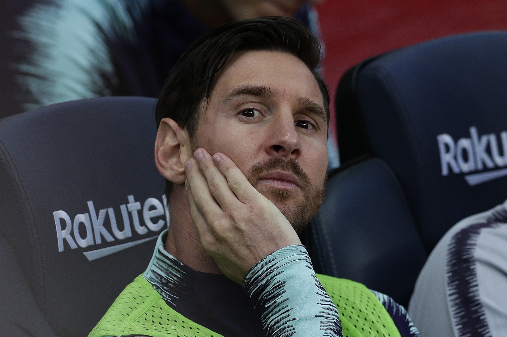 Lionel Messi na lavičke