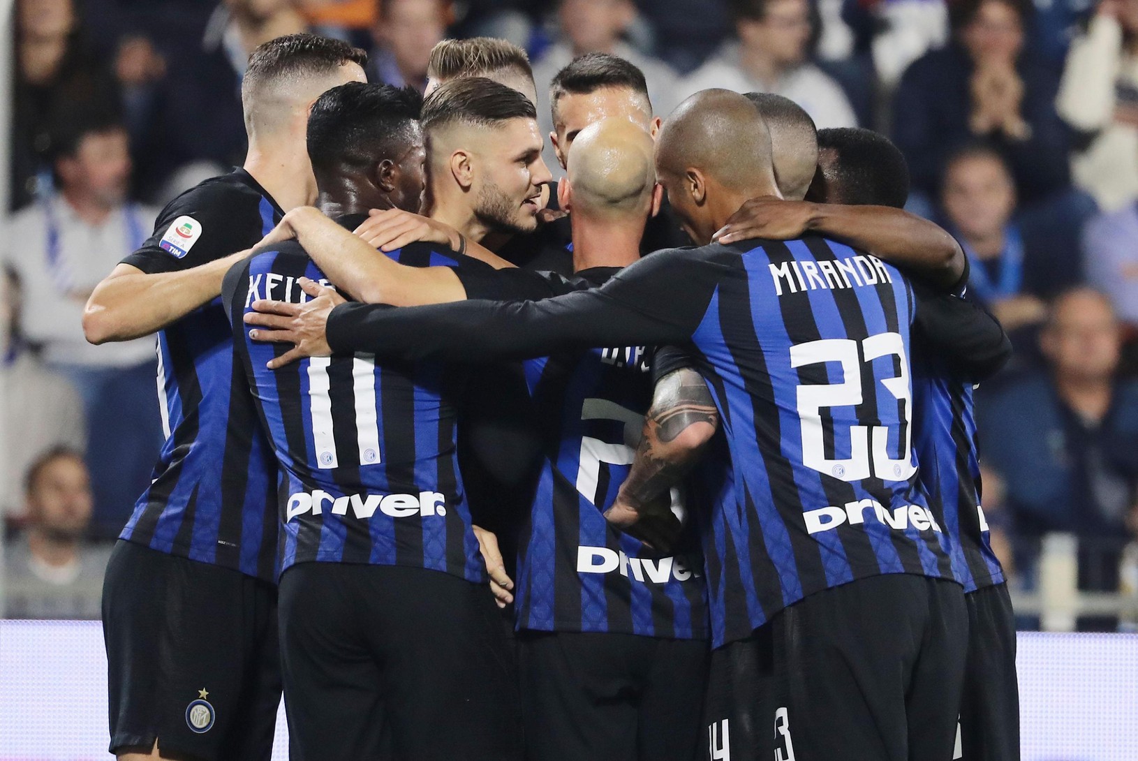 Hráči Interu oslavujú strelený