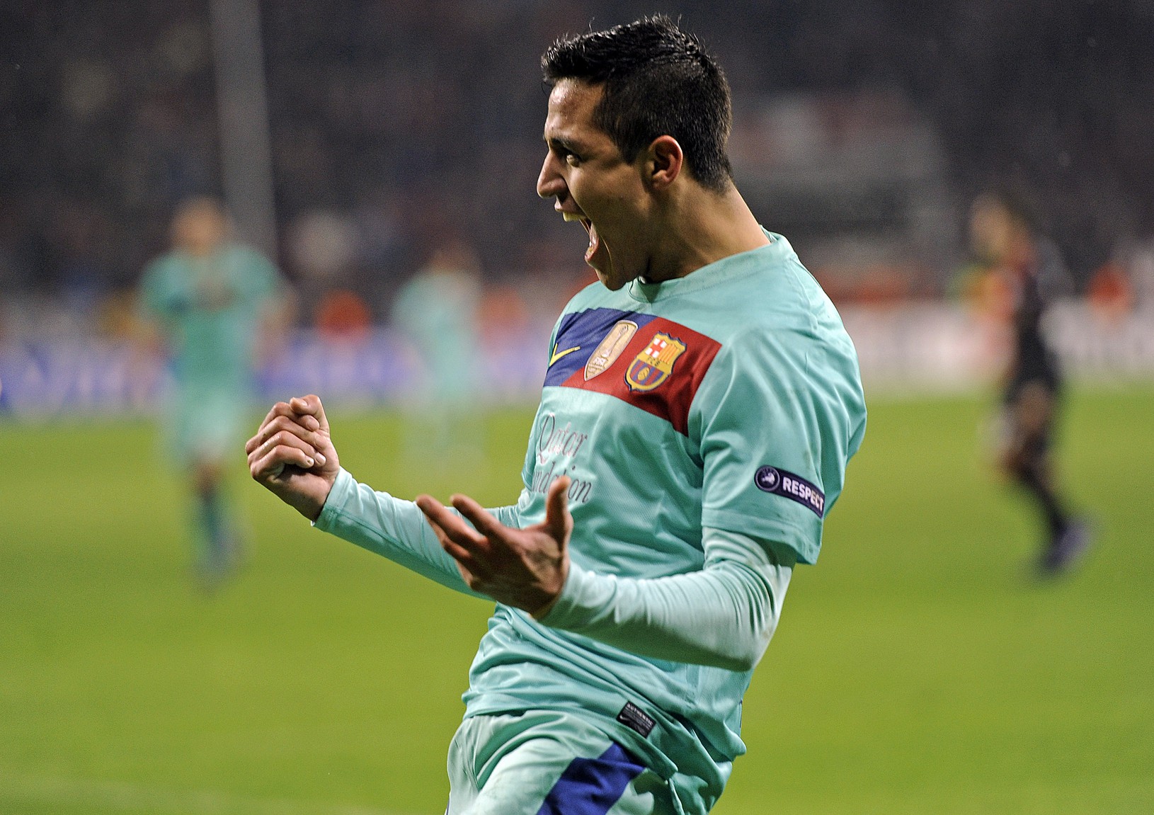 Alexis Sanchez po góle
