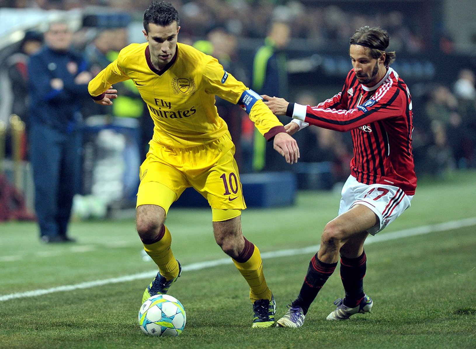 Van Persie a Antonini