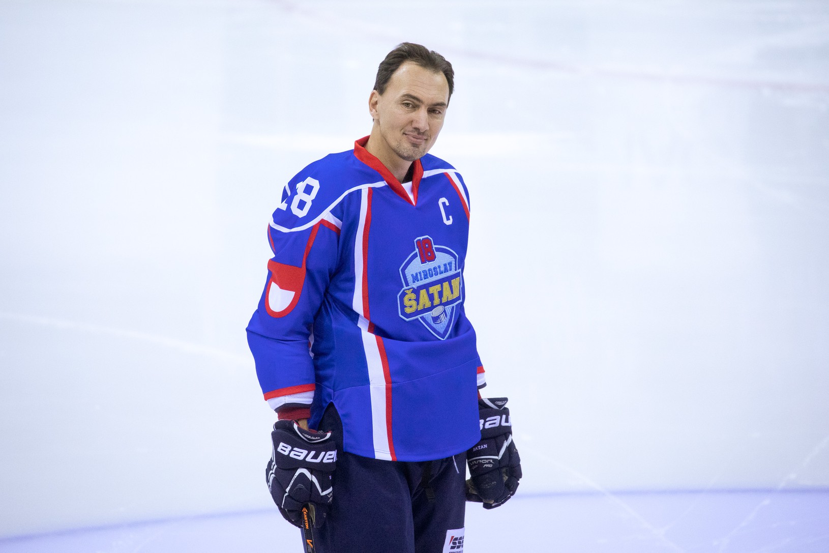 Hokejista Miroslav Šatan počas