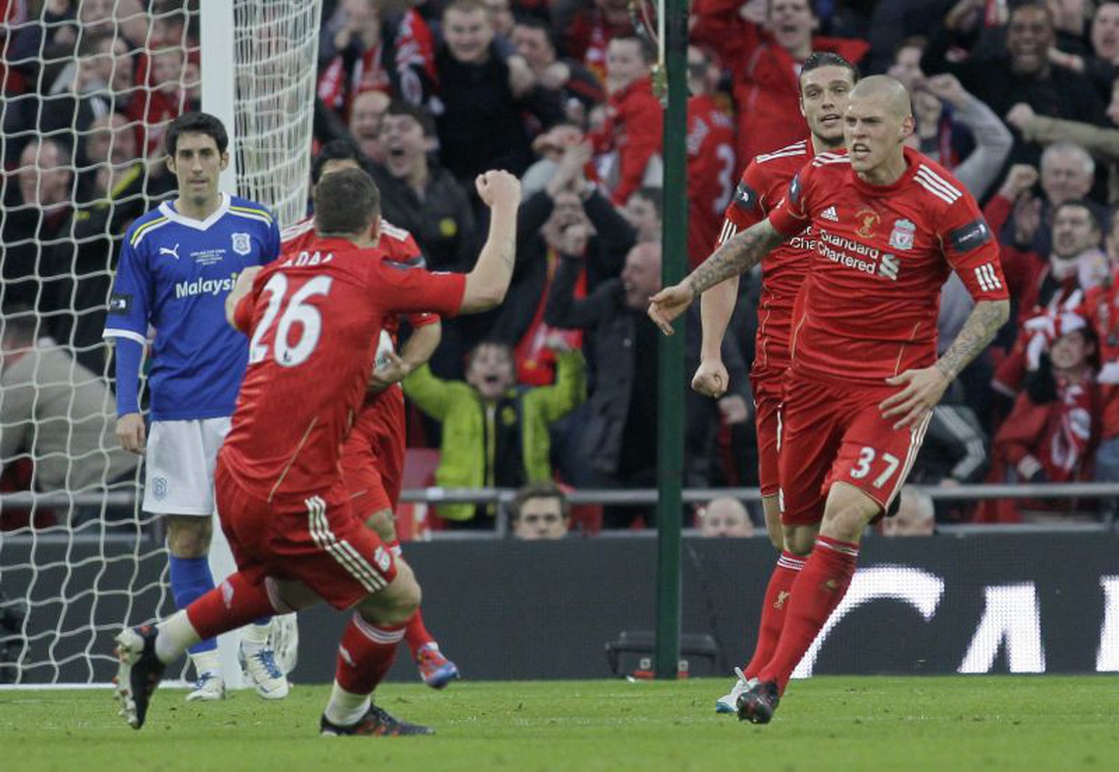 Martin Škrtel sa teší