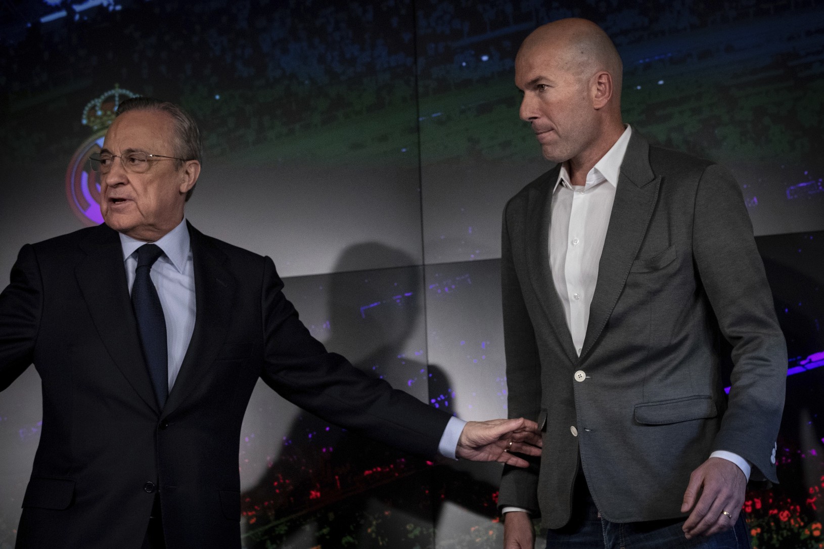 Zinedine Zidane a Florentino