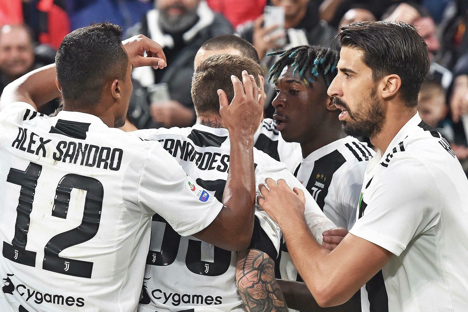 Gólové oslavy futbalistov Juventusu