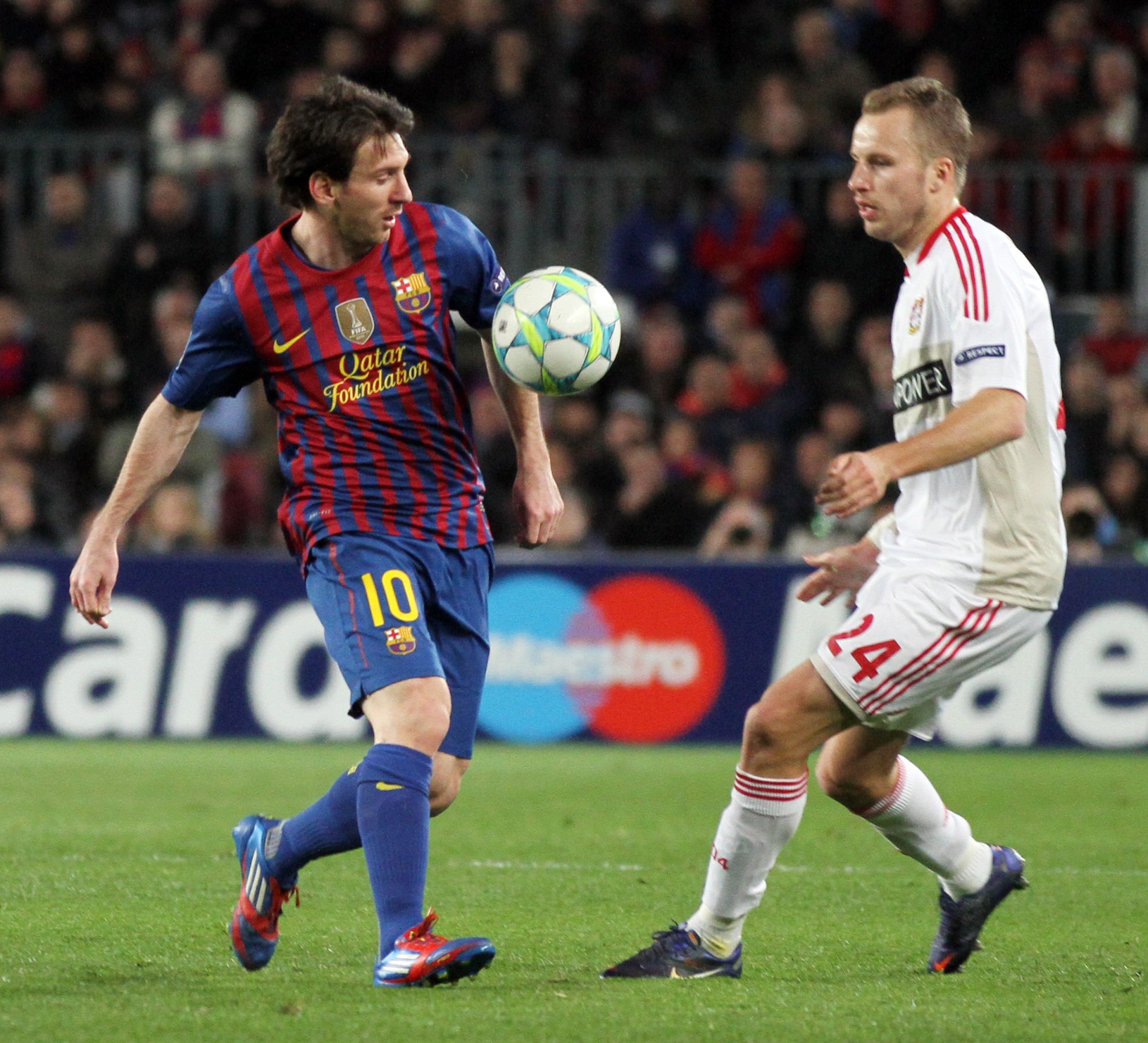Messi a Michal Kadlec