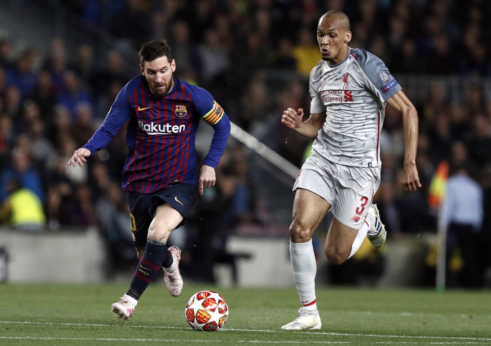 Lionel Messi a Fabinho