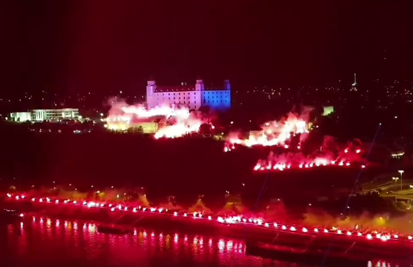 Bratislavský ŠK Slovan oslavuje